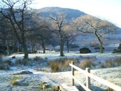 Crummock water in the lake district, Jan 29th.2006. Wallpaper