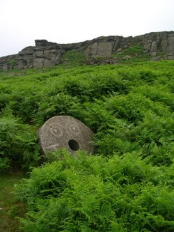 Millstones below Stannage Edge, Peak District  July 2005