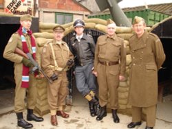 Mainwaring's Mob, friends of Eden Camp, Malton, North Yorkshire. Wallpaper