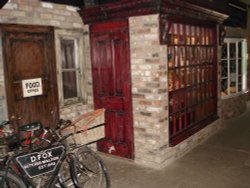 The Street At War, Hut 7, Eden Camp, Malton, North Yorkshire. Wallpaper