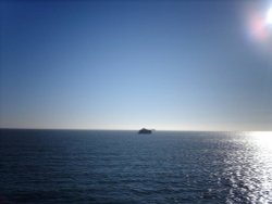 A view of the Solent from the IOW ferry.  Taken 5th February 2006. Wallpaper