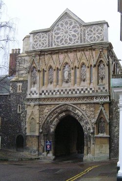 Gatehouse, Norwich Cathedral, Norfolk