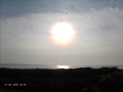 Sunset over Godrevy, Cornwall Wallpaper