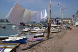 River Beach at Teignmouth, Devon Wallpaper