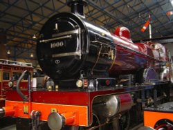 An original Derby-built Midland Railway locomotive at the National Railway Museum, York Wallpaper