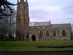 The parish church in Wellington, Somerset Wallpaper