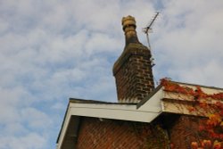 Chimney: Preston, Lancashire Wallpaper