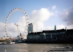 The London Eye and the London Aquarium. London Wallpaper