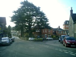 This is the square in Tisbury, Wiltshire Wallpaper