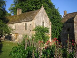 Abbey Guesthouse or Hospice. Cerne Abbas. Dorset. Wallpaper