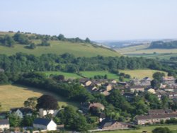 Cerne Abbas, Dorset. Wallpaper