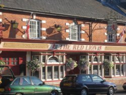 The Red Lion. Cerne Abbas. Dorset. Wallpaper