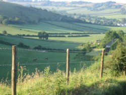 Cerne Abbas. Dorset. Wallpaper