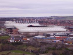 The Sunderland Stadium of light, Sunderland, Tyne and Wear Wallpaper