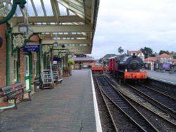 North Norfolk Railway Station at Sheringham, Norfolk Wallpaper