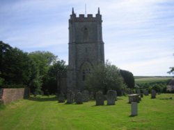 Sydling church in Sydling St Nicholas, Dorset