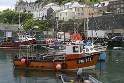 Mevagissey harbour - Cornwall Wallpaper