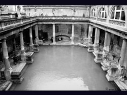 Roman Baths in Bath Wallpaper