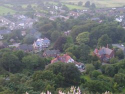 Beautiful view from top of Helsby Hill Wallpaper