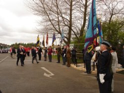 The unveiling of the Helper Memorial Day, at Eden Camp, Malton, North Yorkshire. Wallpaper