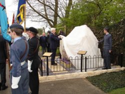 The unveiling of the Helper Memorial Day, at Eden Camp, Malton, North Yorkshire. Wallpaper