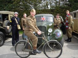 On Duty at Eden Camp, Malton, North Yorkshire.