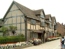 Shakespeare's Birthplace - Stratford upon Avon, Warwickshire, England. Picture taken July 2003
