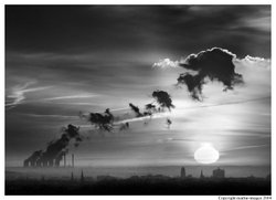 Leeds City early morning. taken from Blue bell woods Horsforth Wallpaper