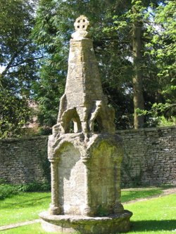 Poor Man's Light, Church yard, in the village of Bisley.