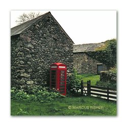 Call Box in Patterdale, Lake District, County Cumbria, England
