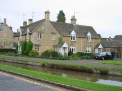 Lower Slaughter, Gloucestershire. In the Cotswolds Wallpaper