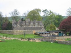 Near Lower Slaughter, Gloucestershire. In the Cotswolds Wallpaper