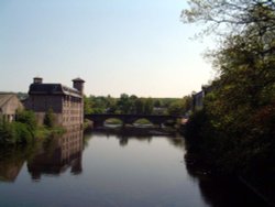 The river Kent, Kendal, Cumbria Wallpaper