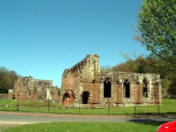 View of Furness Abbey, Cumbria Wallpaper