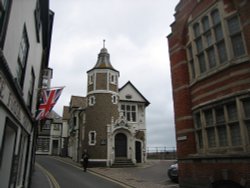 Lyme Regis Guild Hall, Lyme Regis, Dorset Wallpaper