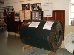 The Sir Barnes Wallis Bouncing Bomb at Yorkshire Air Museum, Elvington, North Yorkshire. Wallpaper