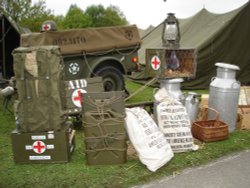 A display at
Yorkshire Air Museum, Elvington, North Yorkshire. Wallpaper