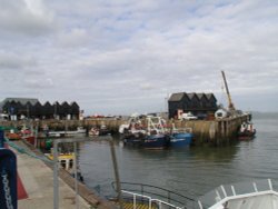 Whitstable Harbour. Kent. 2005. Wallpaper