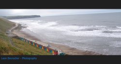 The Beach at Whitby, North Yorkshire Wallpaper