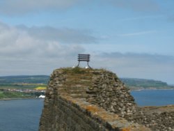 another beacon/torch at the Scarborough castle Wallpaper