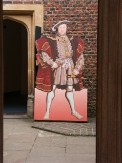 Henry at Hampton Court. Taken in Sept. 2004.