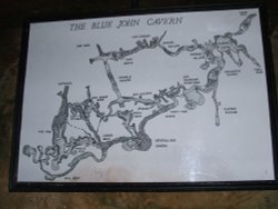 Blue John Cavern map inside the cave =) (taken 04-05-2006) Wallpaper
