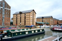 Historic Docks in Gloucester Wallpaper