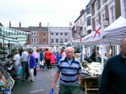 Louth, Lincolnshire.  Wednesday Market Wallpaper