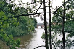 River Severn in Worcester Wallpaper