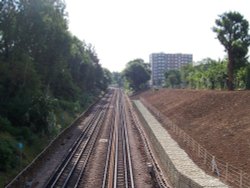 View from Sudbury Hill looking towards Sudbury Town Wallpaper