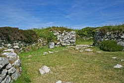 Chysauster Ancient Village in Cornwall Wallpaper