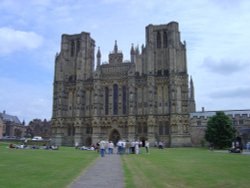 The Cathedral of Wells, Somerset Wallpaper