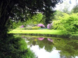 Shugborough Hall, Staffordshire. River Sow Wallpaper