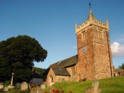 The church in Timberscombe, Somerset (June 22nd 2006) Wallpaper